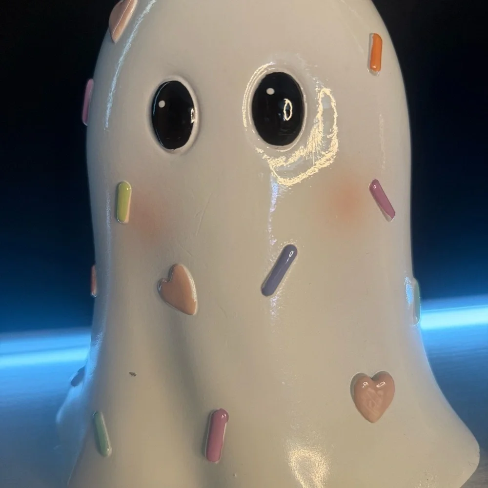 Sweet Treats Summerween Sprinkle Ghost Resin Figure NWT